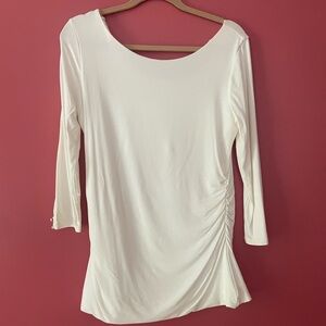 Elegant Cream Women's Top